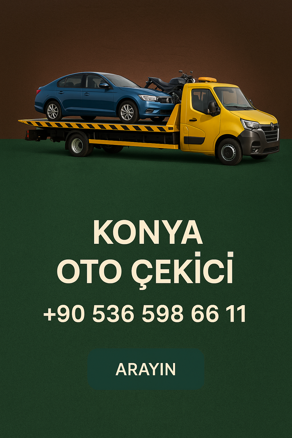konya motosiklet çekici, konya motosiklet kurtarma
